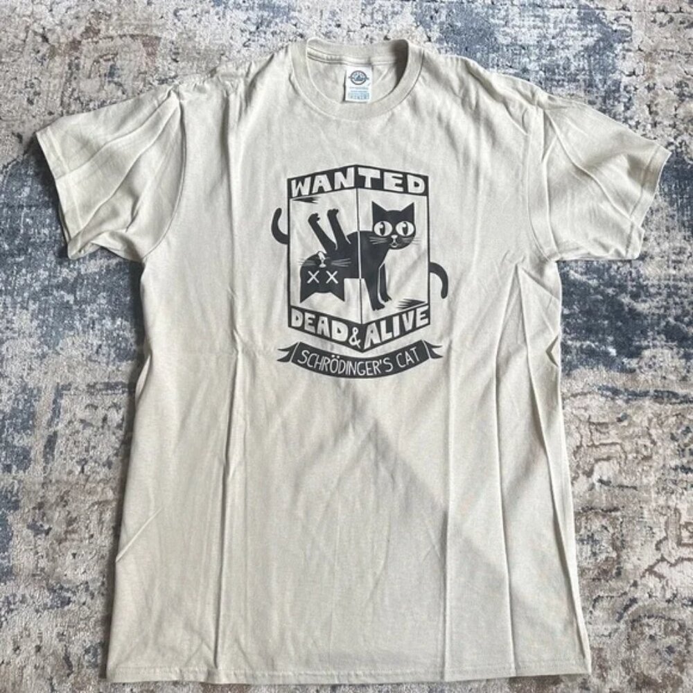 Schrodinger’s Cat graphic Tshirt - Medium (New)